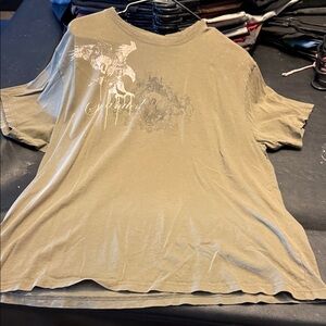 Stranded Olive Graphic Short Sleeve Tee